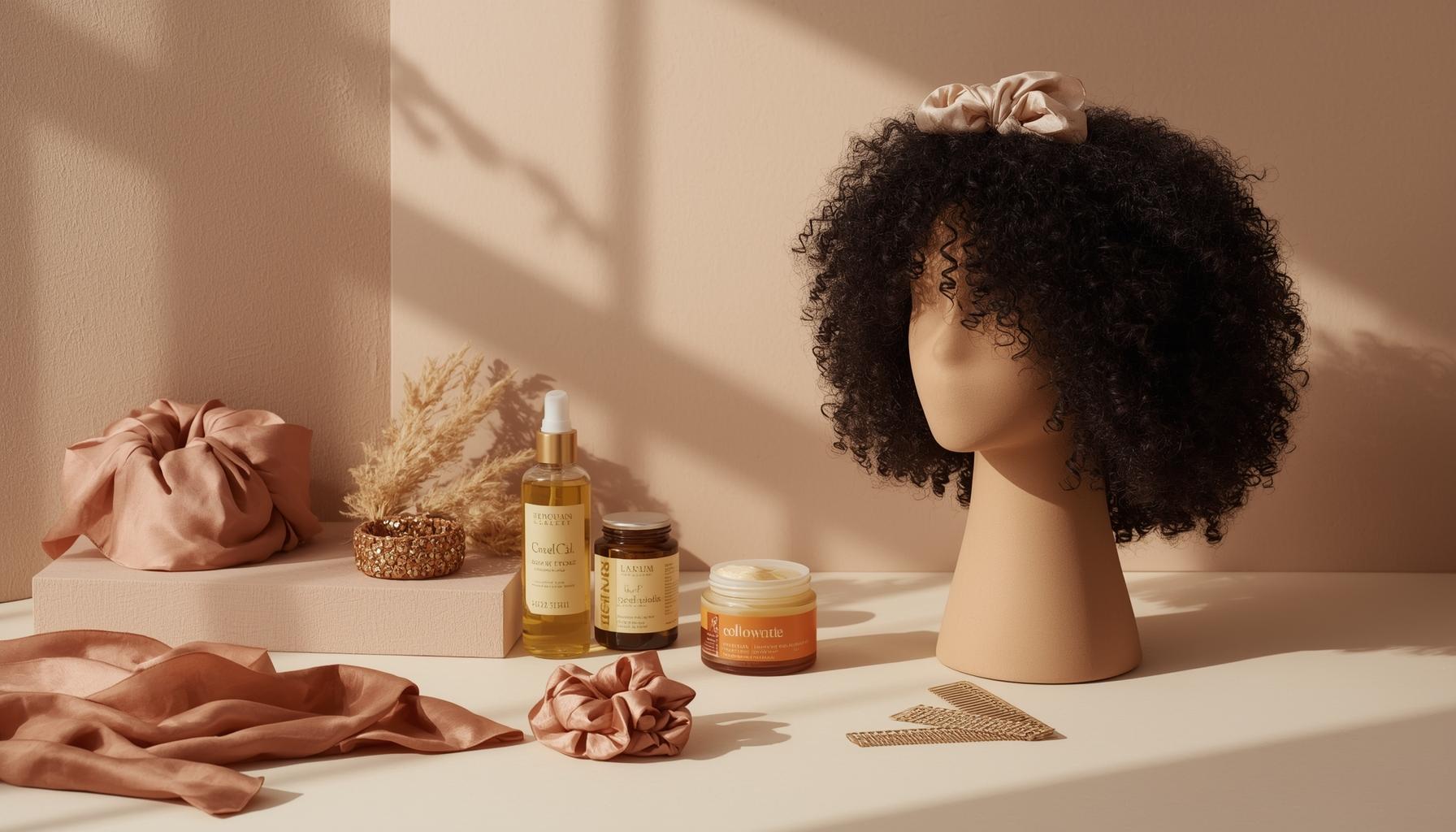 Accessoires die krullen versterken en beschermen